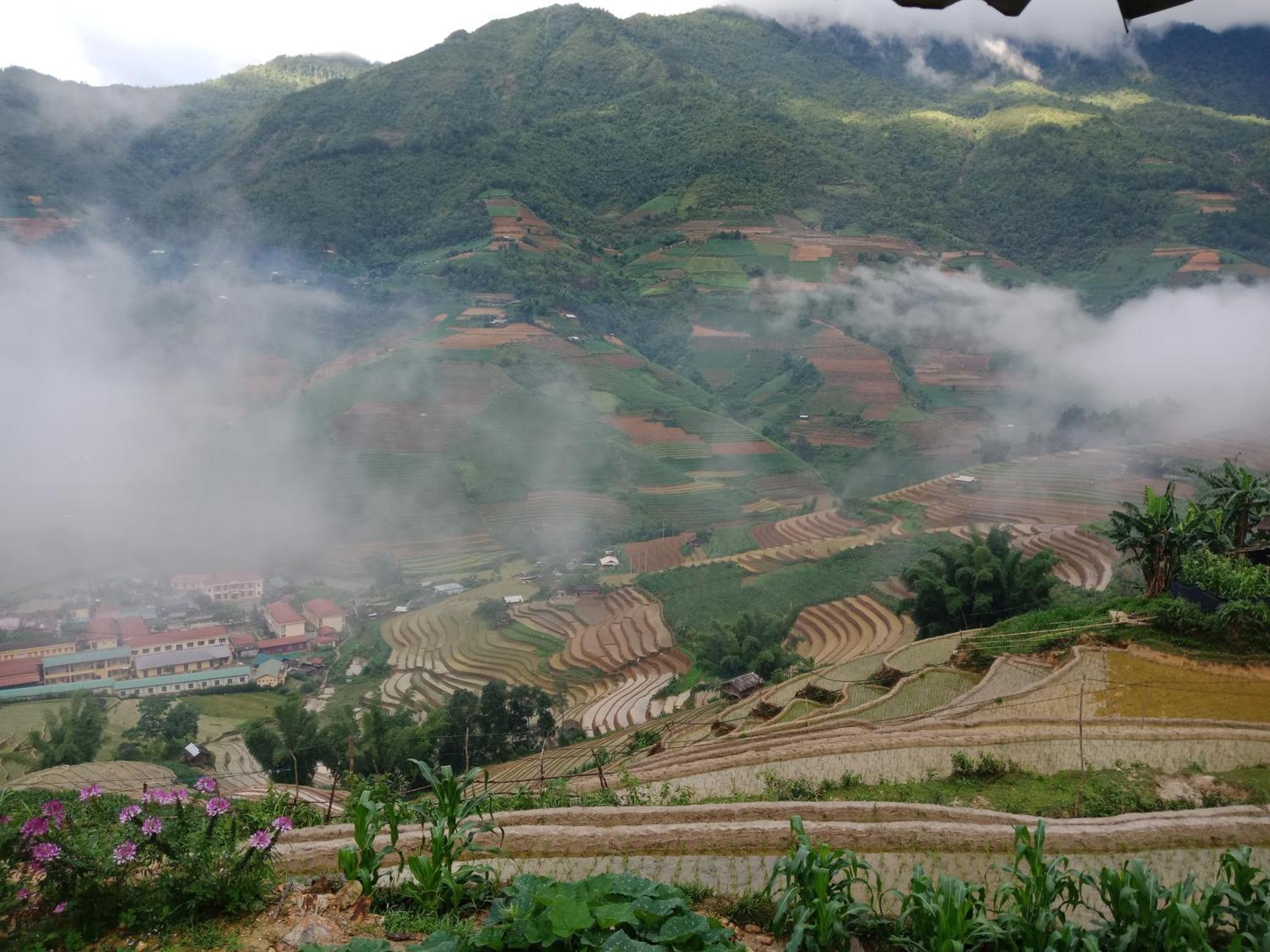 Mu Cang Chai Big View Homestay, Tour & Vegetarian Exterior foto