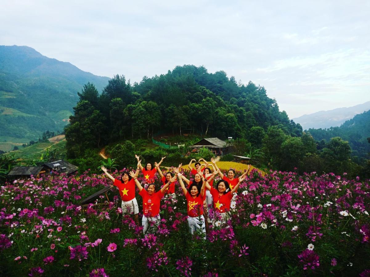 Mu Cang Chai Big View Homestay, Tour & Vegetarian Exterior foto