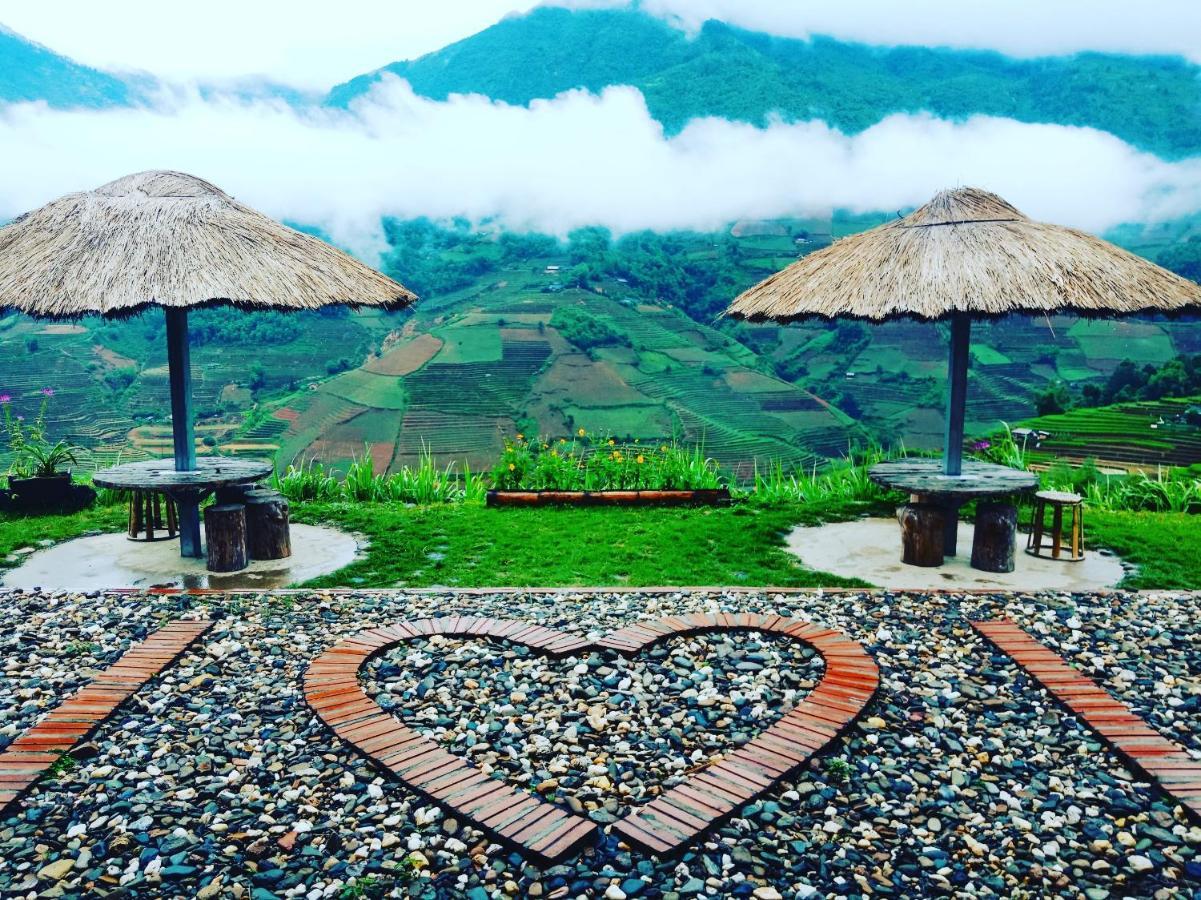 Mu Cang Chai Big View Homestay, Tour & Vegetarian Exterior foto
