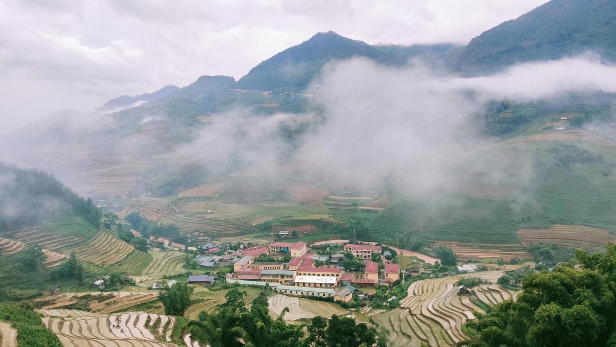 Mu Cang Chai Big View Homestay, Tour & Vegetarian Exterior foto