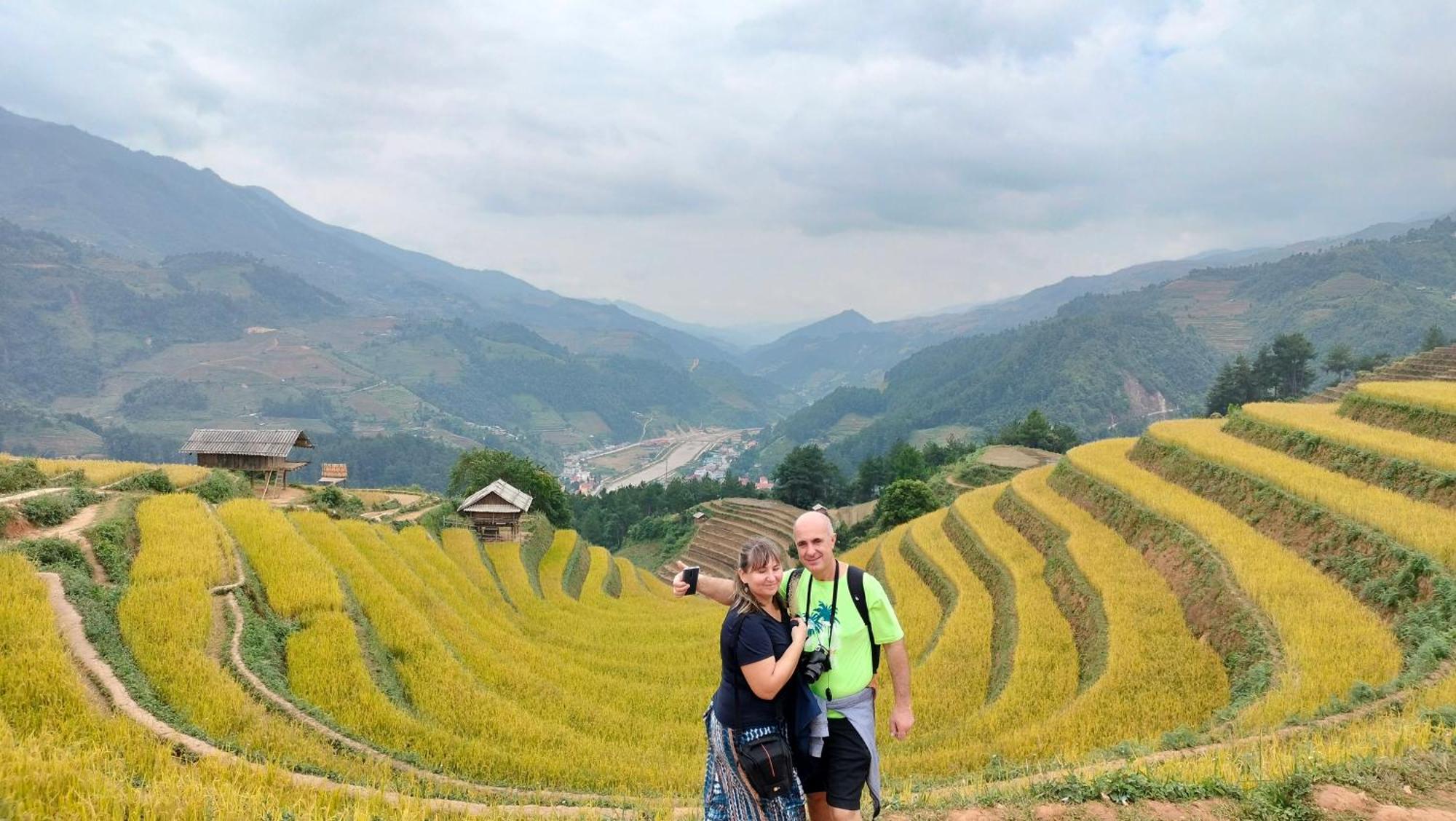Mu Cang Chai Big View Homestay, Tour & Vegetarian Exterior foto