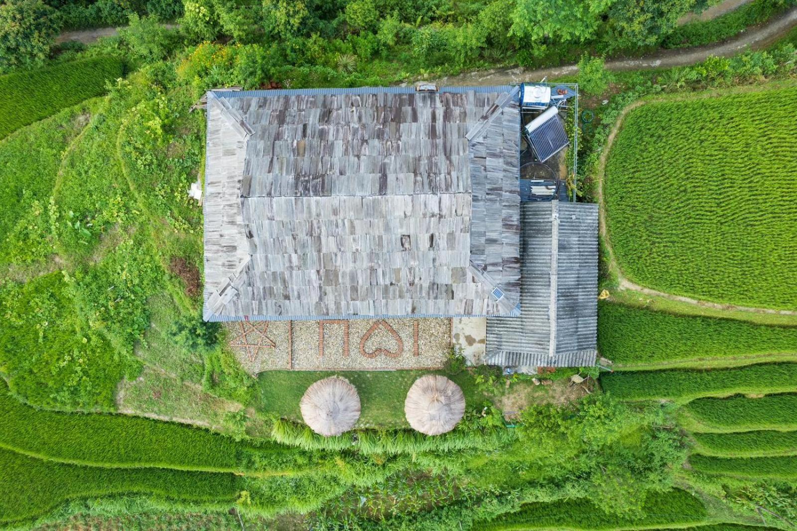 Mu Cang Chai Big View Homestay, Tour & Vegetarian Exterior foto