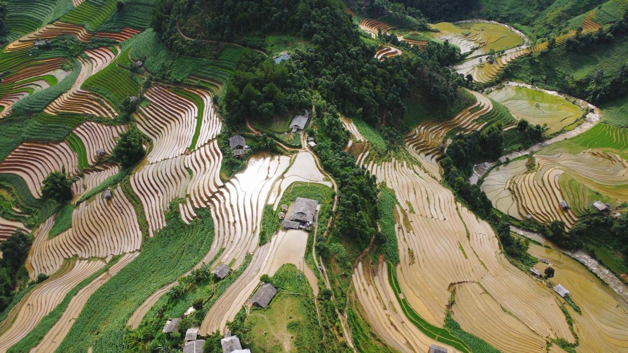 Mu Cang Chai Big View Homestay, Tour & Vegetarian Exterior foto