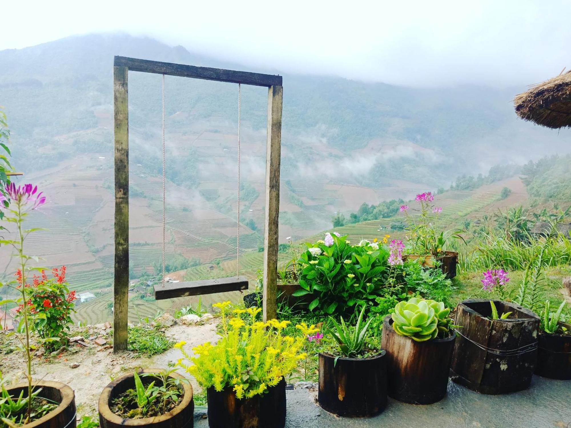Mu Cang Chai Big View Homestay, Tour & Vegetarian Exterior foto