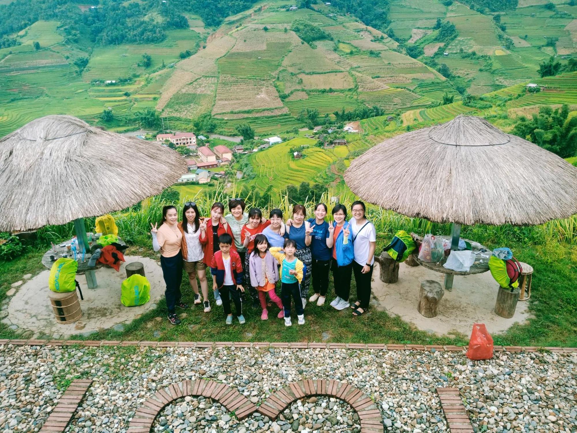 Mu Cang Chai Big View Homestay, Tour & Vegetarian Exterior foto