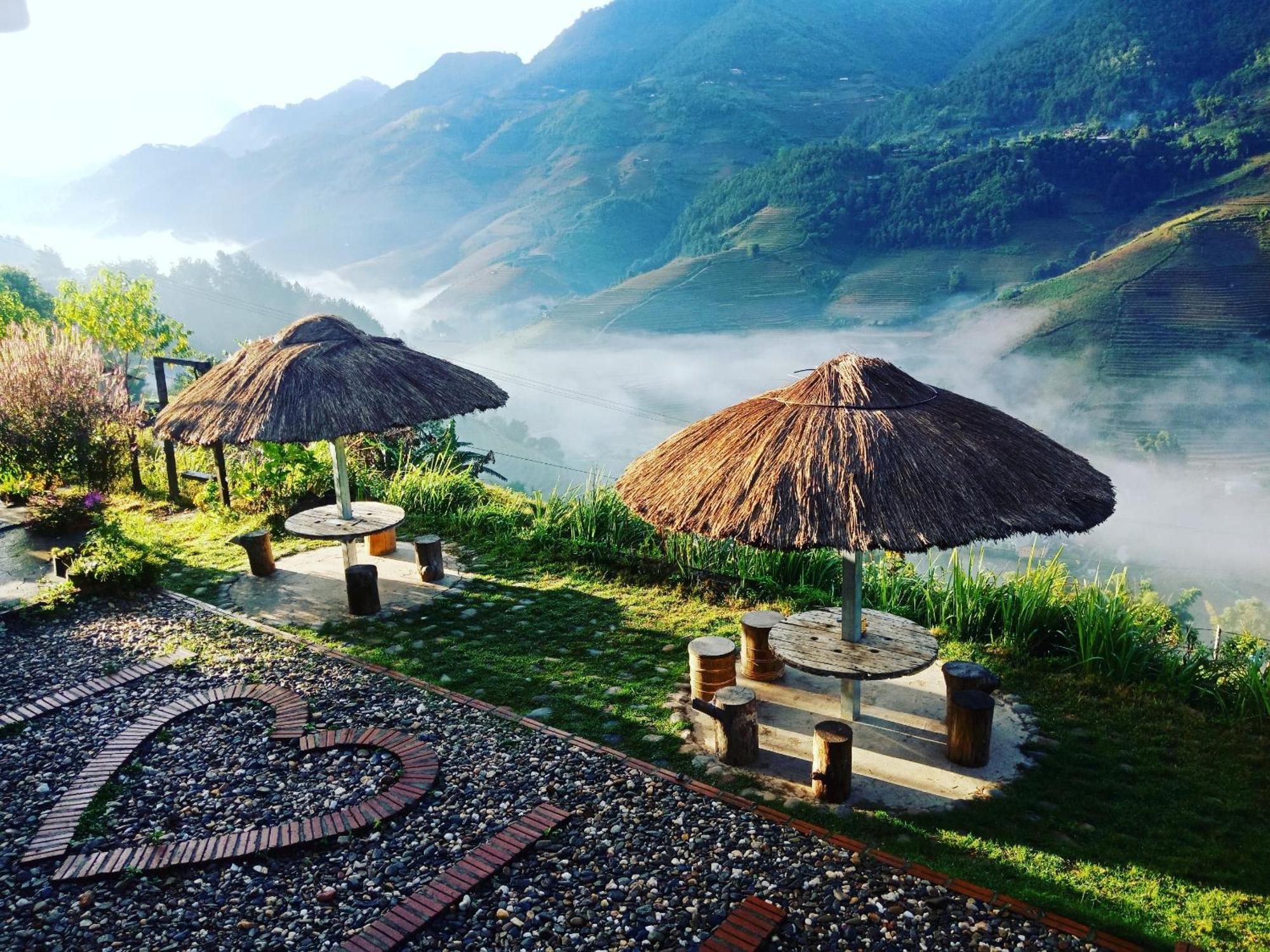 Mu Cang Chai Big View Homestay, Tour & Vegetarian Exterior foto