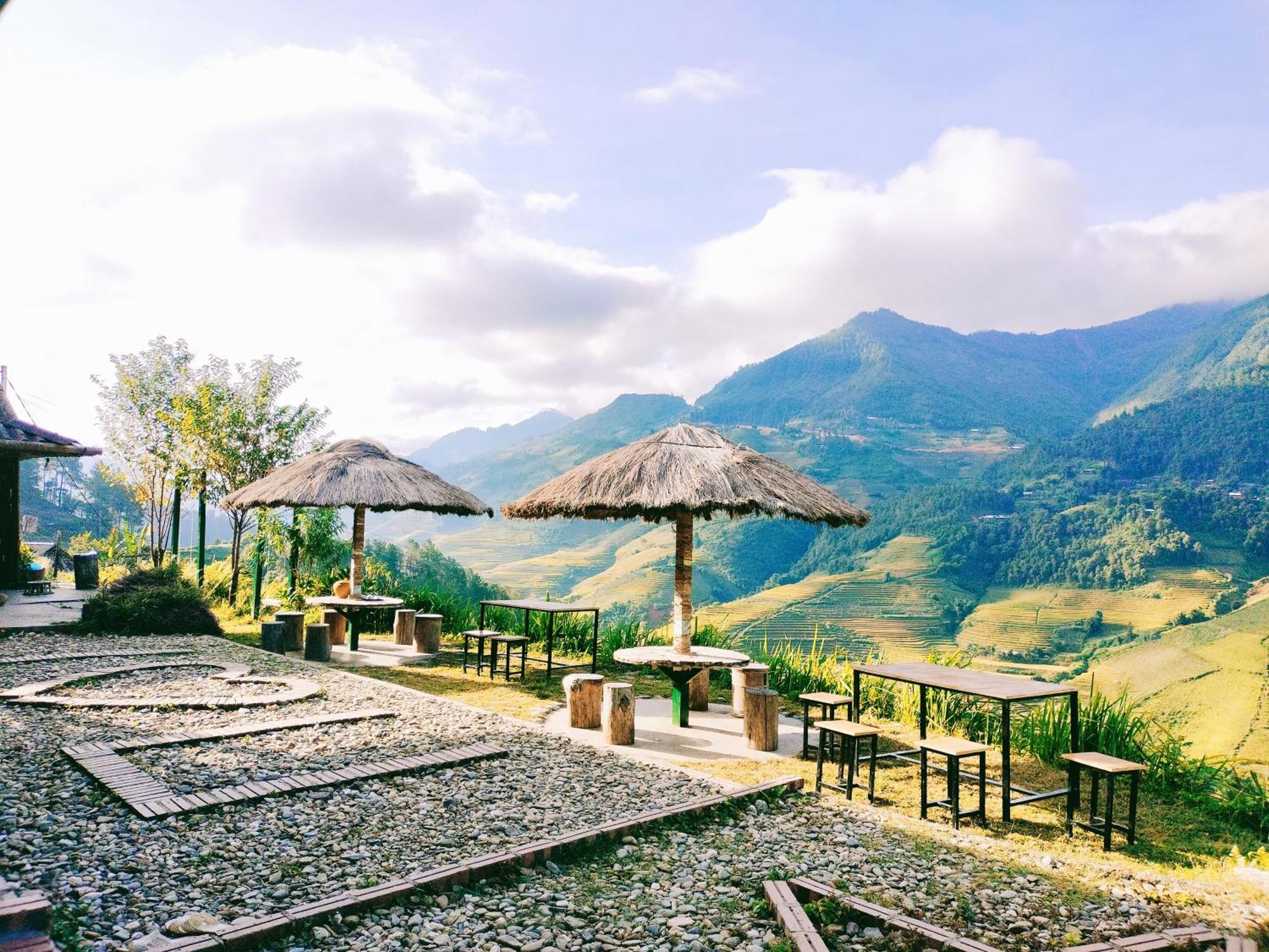 Mu Cang Chai Big View Homestay, Tour & Vegetarian Exterior foto