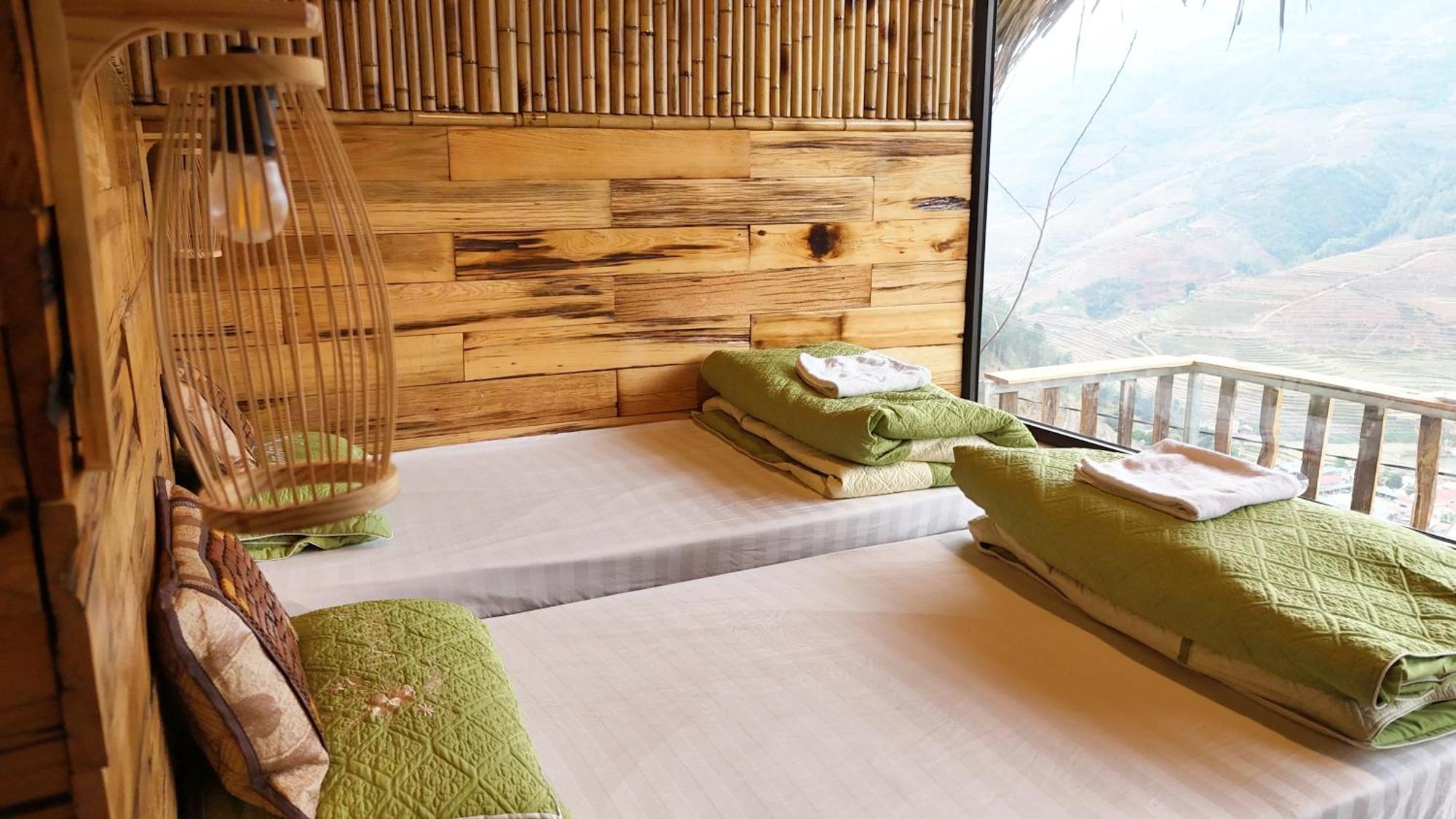 Mu Cang Chai Big View Homestay, Tour & Vegetarian Exterior foto