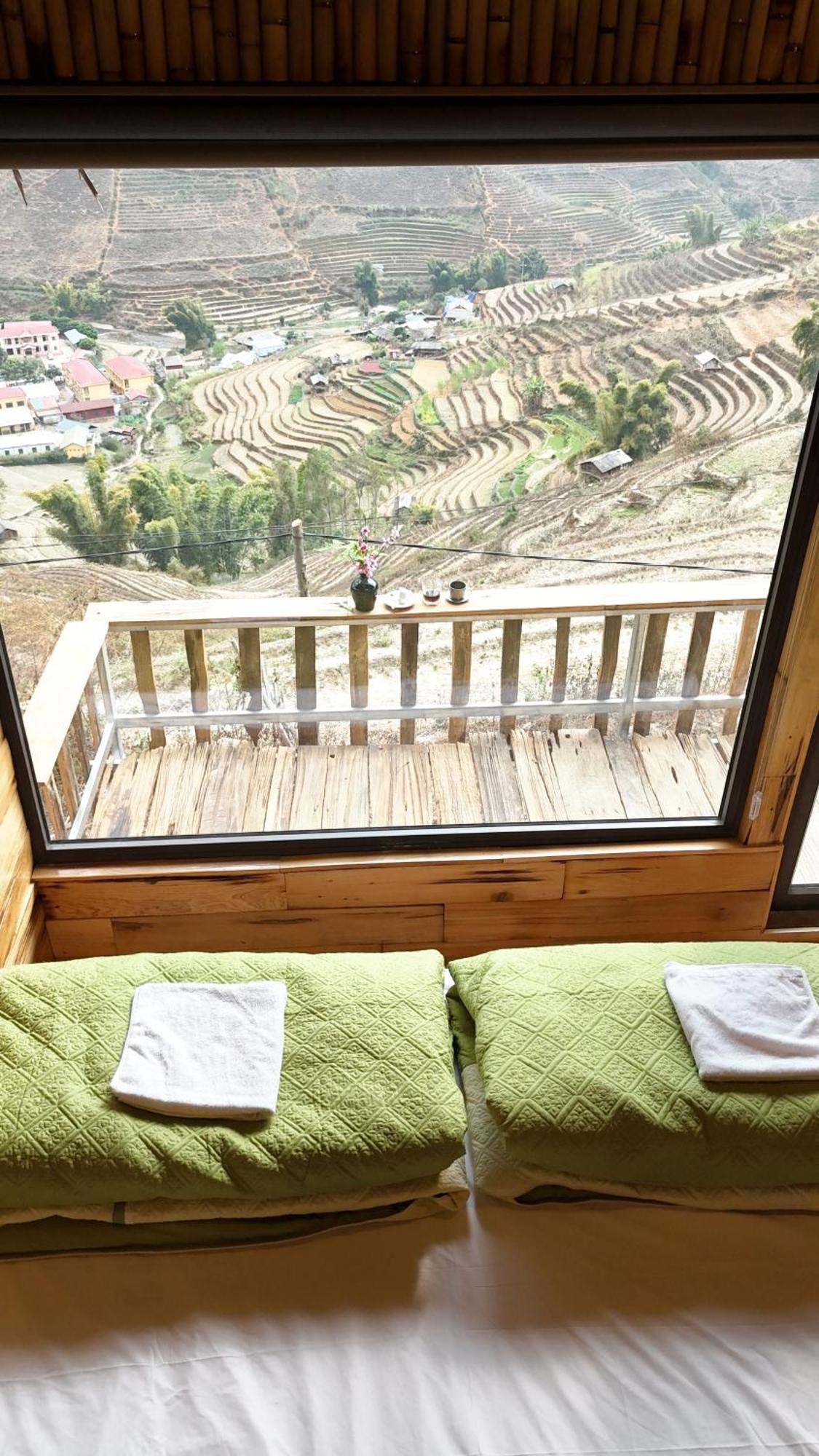 Mu Cang Chai Big View Homestay, Tour & Vegetarian Exterior foto